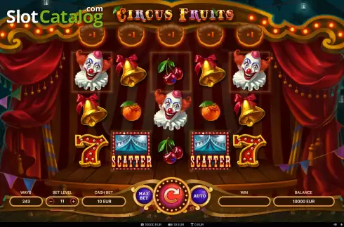 Οθόνη3. Circus Fruits Κουλοχέρης