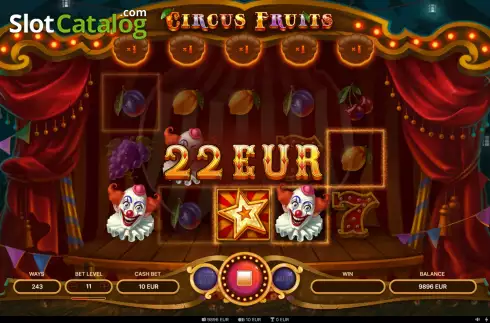 Οθόνη5. Circus Fruits Κουλοχέρης