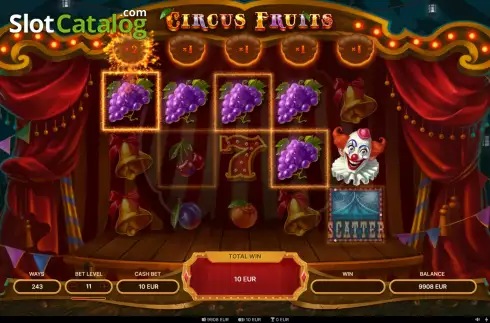 Οθόνη8. Circus Fruits Κουλοχέρης