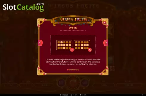Οθόνη9. Circus Fruits Κουλοχέρης
