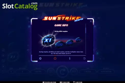 Οθόνη7. Sunstrike Respin Κουλοχέρης