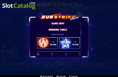 Οθόνη8. Sunstrike Respin Κουλοχέρης