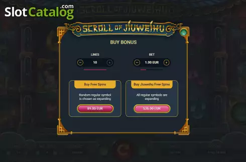 Οθόνη8. Scroll of Jiuweihu Κουλοχέρης 