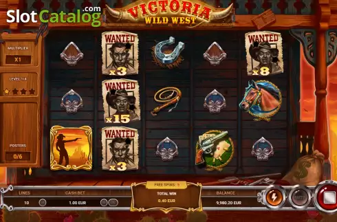 Οθόνη9. Victoria Wild West Κουλοχέρης