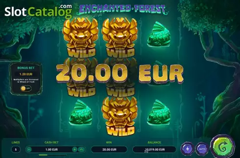 Οθόνη4. Enchanted Forest (TrueLab Games) Κουλοχέρης