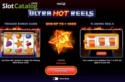 Οθόνη2. Ultra Hot Reels Κουλοχέρης 