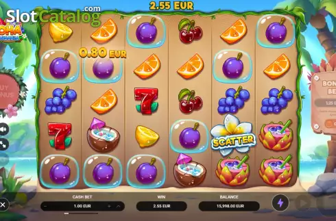 Οθόνη3. Aloha: Fruit Bonanza Κουλοχέρης