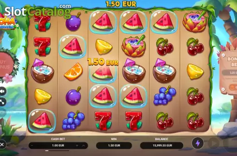 Οθόνη4. Aloha: Fruit Bonanza Κουλοχέρης