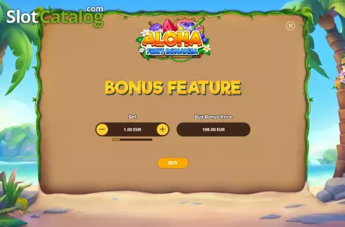 Οθόνη5. Aloha: Fruit Bonanza Κουλοχέρης