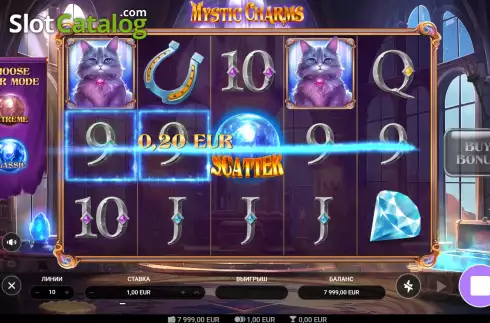 Οθόνη3. Mystic Charms Κουλοχέρης