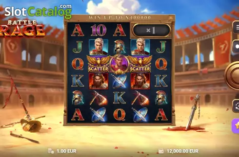 Οθόνη3. Battle Rage Κουλοχέρης