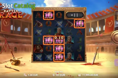 Οθόνη4. Battle Rage Κουλοχέρης