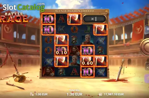 Οθόνη5. Battle Rage Κουλοχέρης