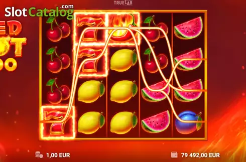 Οθόνη3. Red Hot 100 Κουλοχέρης