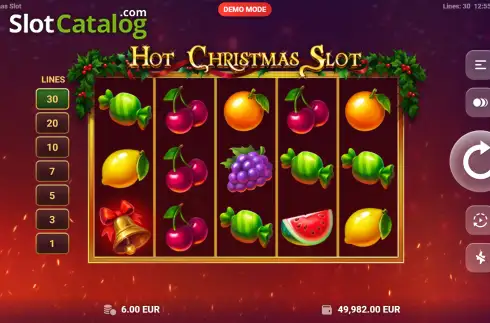 Οθόνη2. Hot Christmas Slot Κουλοχέρης