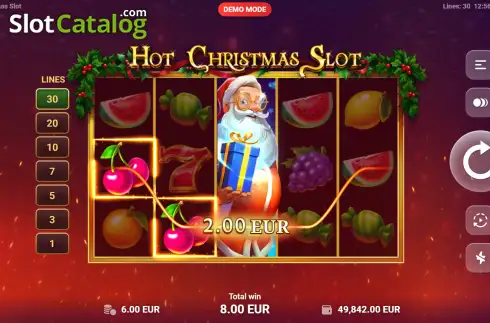 Οθόνη3. Hot Christmas Slot Κουλοχέρης