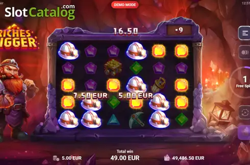 Οθόνη3. Riches Digger Κουλοχέρης