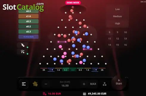 Οθόνη3. Plinko (TrueLab Games) Κουλοχέρης