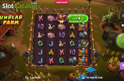 Οθόνη2. Undead Farm Κουλοχέρης