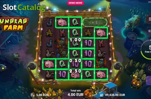 Οθόνη3. Undead Farm Κουλοχέρης