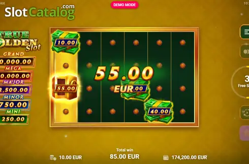 Οθόνη3. True Golden Slot Κουλοχέρης