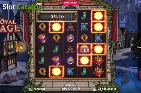 Οθόνη3. Royal Rage Κουλοχέρης