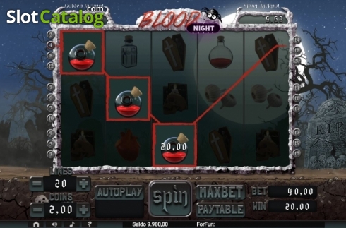 Οθόνη3. Blood Night Κουλοχέρης 