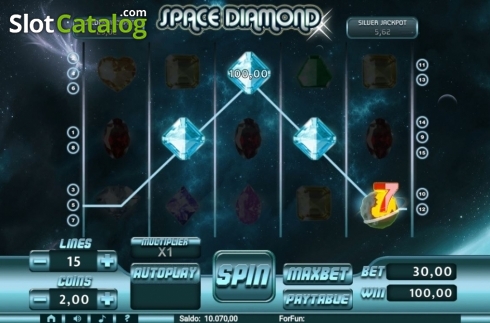 Οθόνη3. Space Diamond Κουλοχέρης 