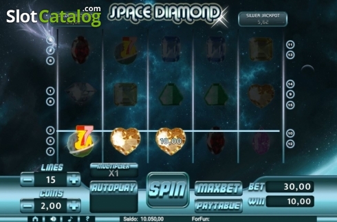 Οθόνη4. Space Diamond Κουλοχέρης 