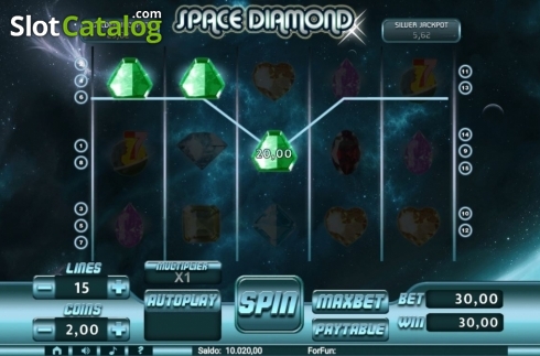 Οθόνη5. Space Diamond Κουλοχέρης 