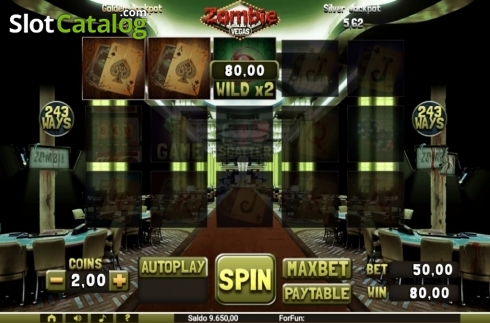 Οθόνη3. Zombie Vegas Κουλοχέρης