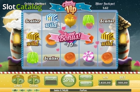 Οθόνη4. Sweet Candy Vip Κουλοχέρης