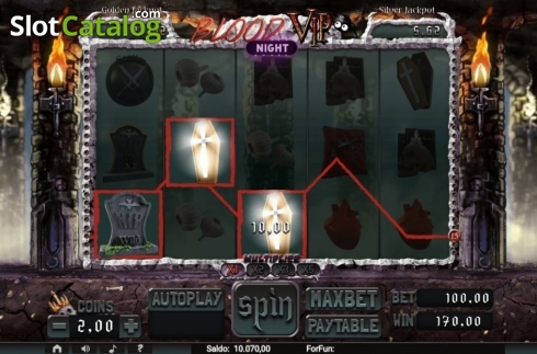 Οθόνη3. Blood Night Vip Κουλοχέρης