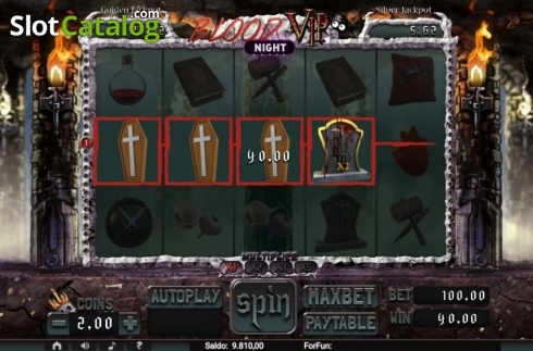 Οθόνη4. Blood Night Vip Κουλοχέρης