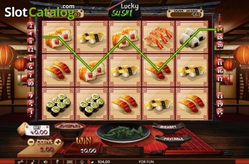 Οθόνη4. Lucky Sushi Κουλοχέρης