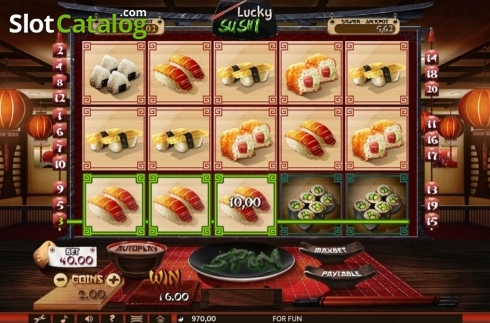 Οθόνη5. Lucky Sushi Κουλοχέρης