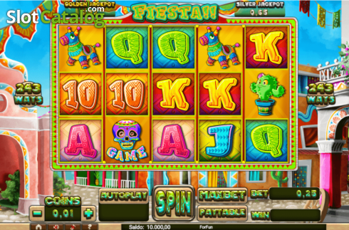 Οθόνη2. Fiesta (Slot Machine Design) Κουλοχέρης
