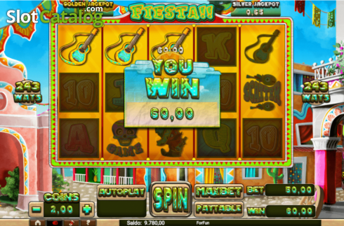 Οθόνη4. Fiesta (Slot Machine Design) Κουλοχέρης