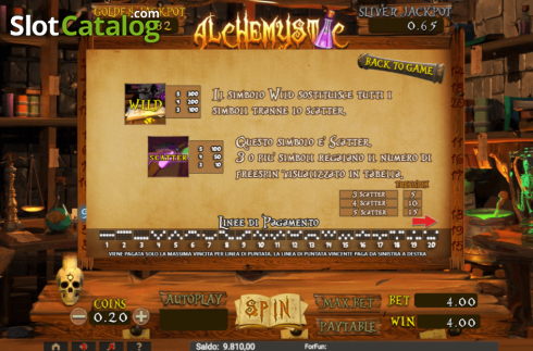 Οθόνη5. Alchemystic Κουλοχέρης