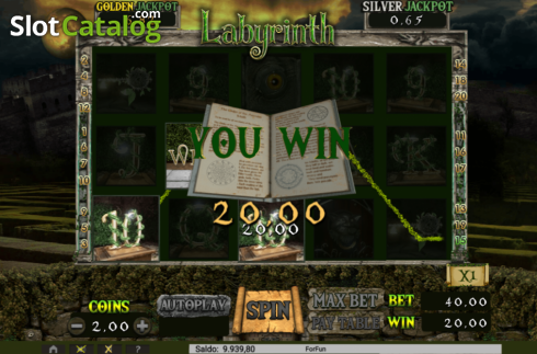 Οθόνη3. Labyrinth Κουλοχέρης