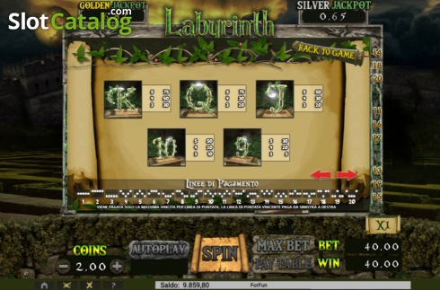 Οθόνη6. Labyrinth Κουλοχέρης