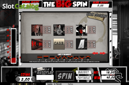 Οθόνη6. The Big Spin Κουλοχέρης