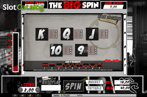 Οθόνη7. The Big Spin Κουλοχέρης