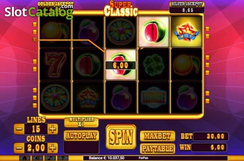 Οθόνη4. Super Classic (Slot Machine Design) Κουλοχέρης