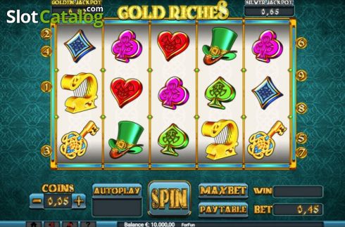 Οθόνη2. Gold Riches (Slot Machine Design) Κουλοχέρης 