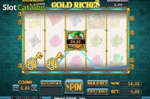 Οθόνη3. Gold Riches (Slot Machine Design) Κουλοχέρης 