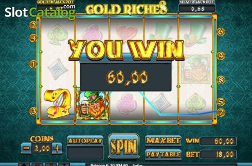 Οθόνη4. Gold Riches (Slot Machine Design) Κουλοχέρης 