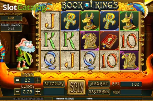 Οθόνη2. Book of Kings (Slot Machine Design) Κουλοχέρης