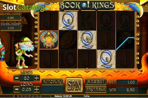 Οθόνη3. Book of Kings (Slot Machine Design) Κουλοχέρης