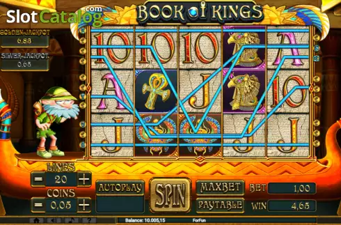 Οθόνη4. Book of Kings (Slot Machine Design) Κουλοχέρης